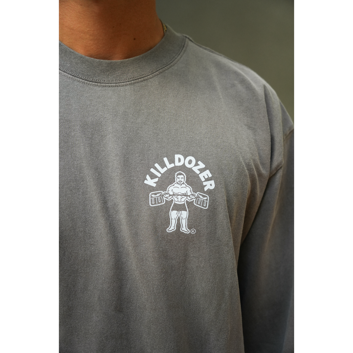Killdozer Long Sleeve - Faded Grey