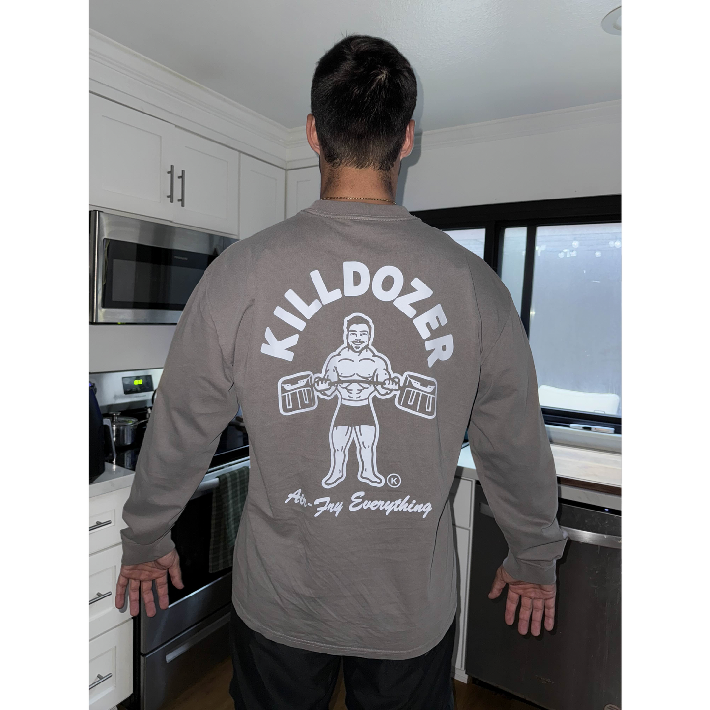 Killdozer Long Sleeve - Faded Grey
