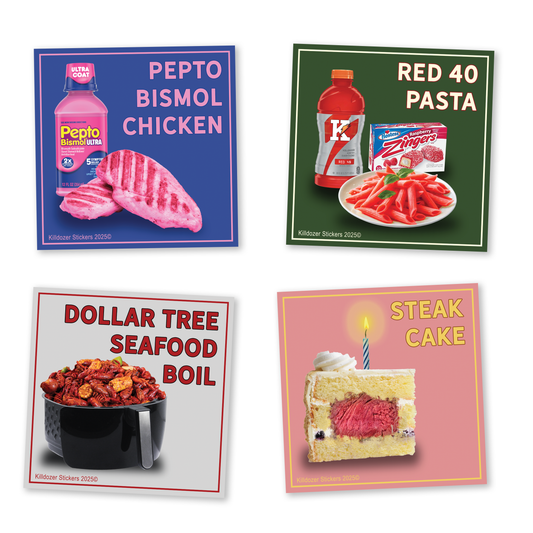 Dozer Recipes Sticker Pack