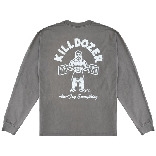 Killdozer Long Sleeve - Faded Grey